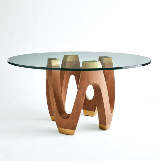 Wave 60"Dia Dining Table