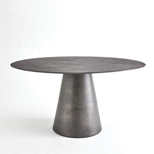 Apex 60"Dia Dining Table-Blackened Finish