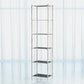 Arbor 20"W x 80"H Etagere - Nickel & Black Granite