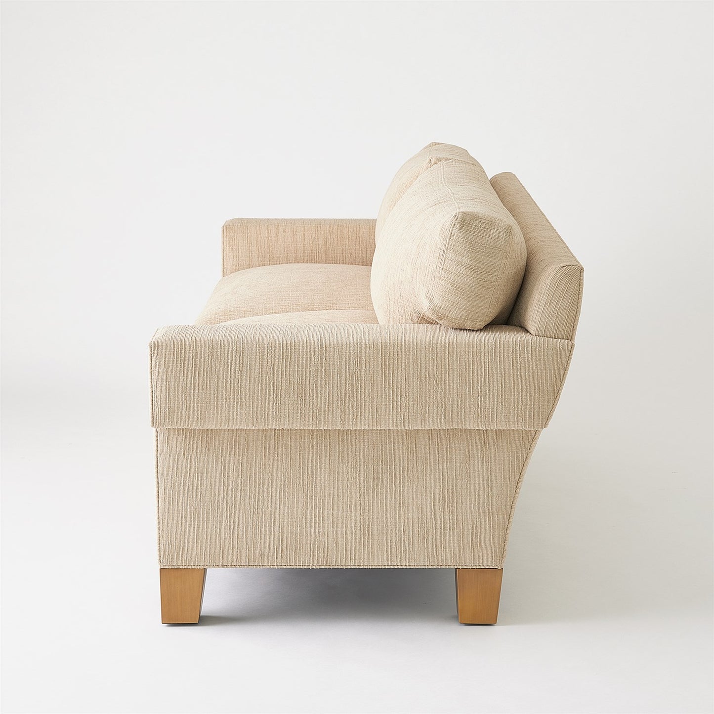 Square Arm Sofa-Natural