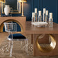 Oculus Dining Table - Nutmeg/Champagne