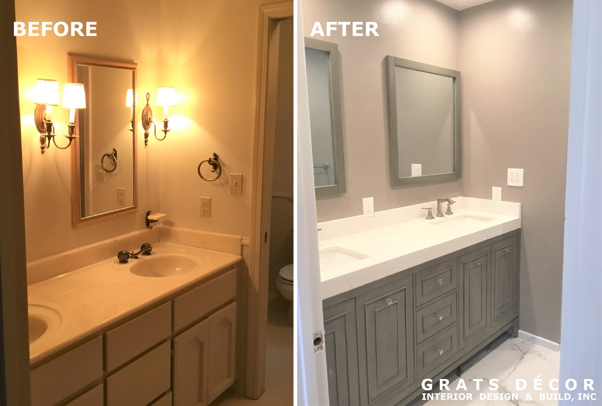 Walnut Creek Bathroom Remodel – Grats Decor Interior Design & Build Inc.