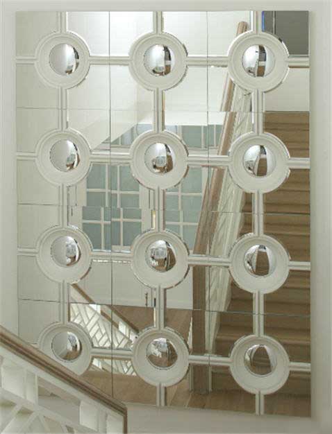 Bull's Eye Cross Mirror - White – Grats Decor Interior Design