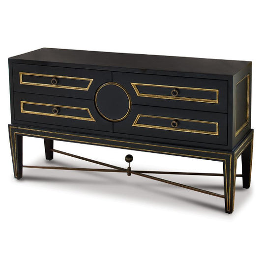 Collector's 56" Console - Black - Grats Decor Interior Design & Build Inc.